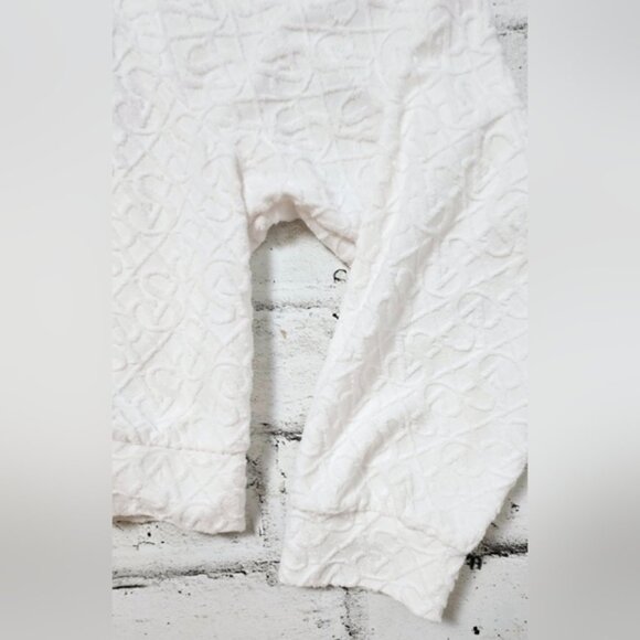 Victoria Secret On Point White Terrycloth Cropped Zip-Up Hoodie - Picture 7 of 9